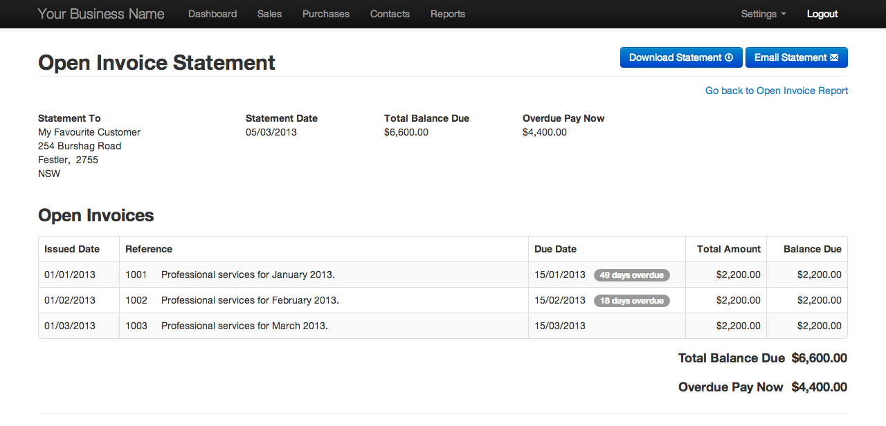 Sales Invoice